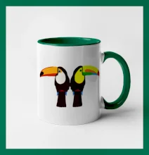 Dva barevní tukani (Moňas)