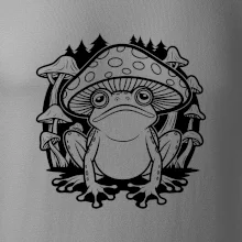 Goblincore čierna hubožaba