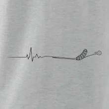 Florbalové EKG s florbalkou a míčkem