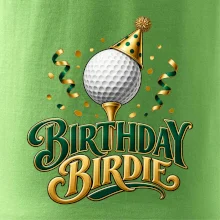 Narozeninové birdie s golfovým míčkem