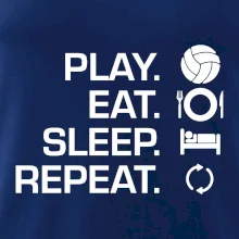 Play Eat Sleep Repeat volejbal Play Eat Sleep Repeat volejbal