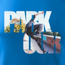 Parkour nápis v meste