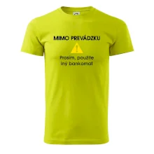 Mimo prevádzku prosím, použite iný bankomat Mimo prevádzku prosím, použite iný bankomat