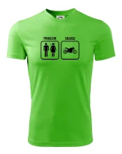 Problém cestná motorka