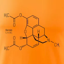 Molekulárna štruktúra Heroín Molekulárna štruktúra Heroín