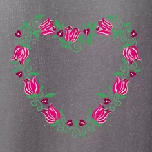 Červené tulipánové srdiečko (Pecka design) Červené tulipánové srdiečko (Pecka design)