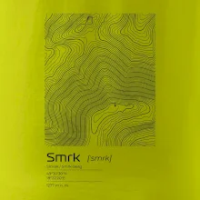 Smrk - vrstevnice v obdĺžniku