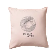 Děčínský Sněžník - vrstevnice v kruhu