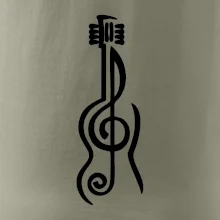 Husľový kľúč gitara Husľový kľúč gitara