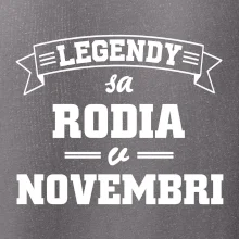 Legendy sa rodia v novembri