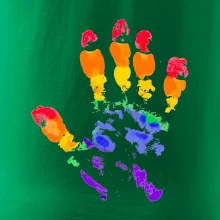LGBT hand print