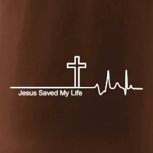 Jesus Saved My Life kríž ekg