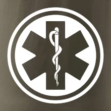 Rescue logo samostatné guľaté