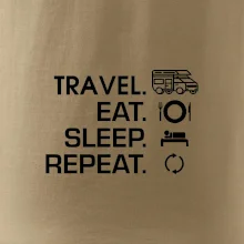 Eat sleep travel - alkovna
