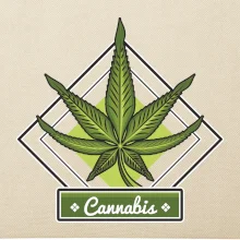 Cannabis list kosoštvorec