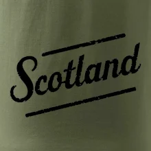 Scotland Vintage nápis Scotland Vintage nápis
