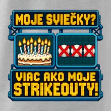 Moje sviečky viac ako moje strikeouty