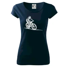 MTB kreslený cyklista MTB kreslený cyklista