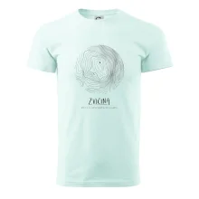 Zvičina - vrstevnice v kruhu