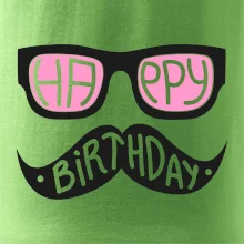 Mustache narozeniny - okuliare