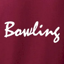 Bowling nápis písacie