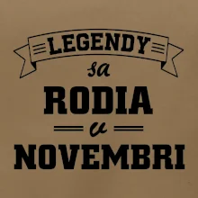 Legendy sa rodia v novembri