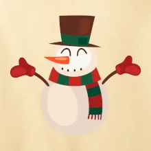 Vianočný snehuliak