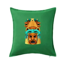 Mayová maska s pyramídou