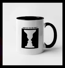 What do you see first? Pohár - Tváre