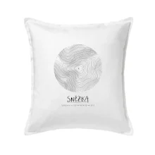 Sněžka - vrstevnice v kruhu