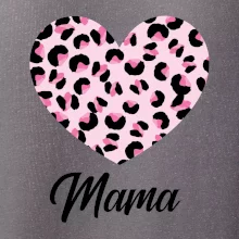 Srdce růžové - mama (Pecka Design)