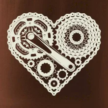 Srdce plné cyklo dielov