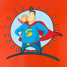 Táta superman - dievča