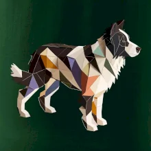 Border kólia zlepená z papiera