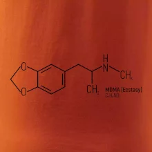 Molekulárna štruktúra MDMA Extáza