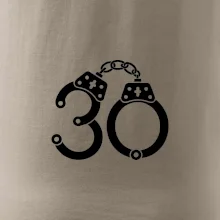 Narodeninové tričko pre policajta - putá 30