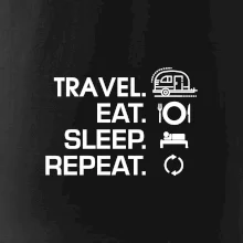 Eat sleep travel - Malý príves
