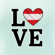 Love Rakúska vlajka
