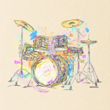 Bicie farebné splash Bicie farebné splash