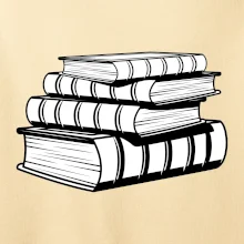 Knihy čiernobiele na sebe