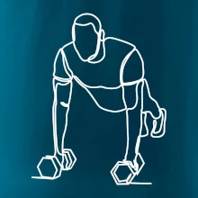 Tréner fitness jedným ťahom