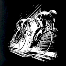 Cestná cyklistika skica