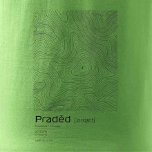 Praděd - vrstevnice v obdĺžniku