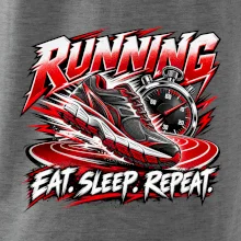 Bežecká topánka so stopkami eat sleep repeat