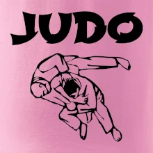 Judo nápis + postavy