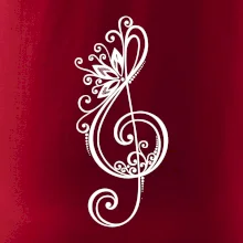 Husľový kľúč kvety Husľový kľúč kvety