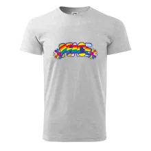 Peace nápis dúhový