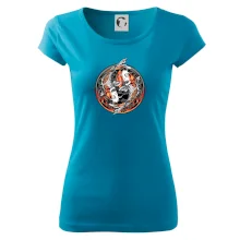 Yin & Yang Koi kapor - oranžový