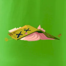 Kreslená kniha unavená