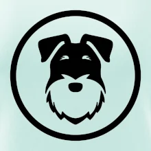 Bradáč v koliesku na prsníku